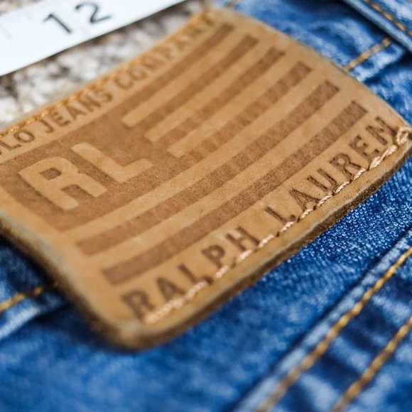 Vintage Polo Jeans Co Ralph Lauren Saturday Jean Womens 8x29 Blue Straight Leg - Picture 9 of 12